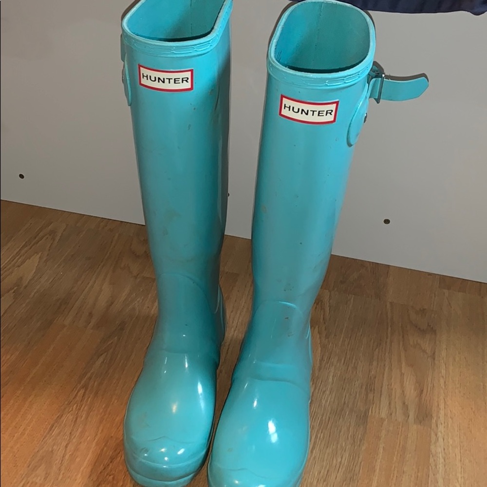 Tiffany Blue Hunter Rain Boots